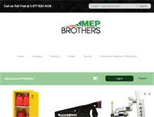 Tablet Screenshot of mepbrothers.com